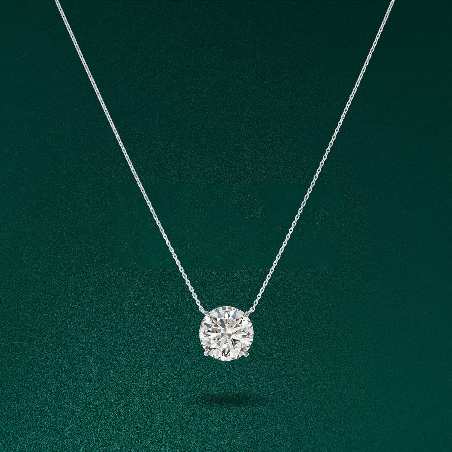 Diamond Solitaire Necklace